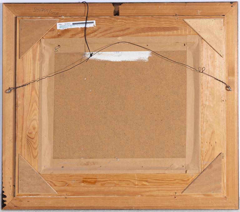 Lindorm Liljefors, Coastal landscape with white-fronted geese.