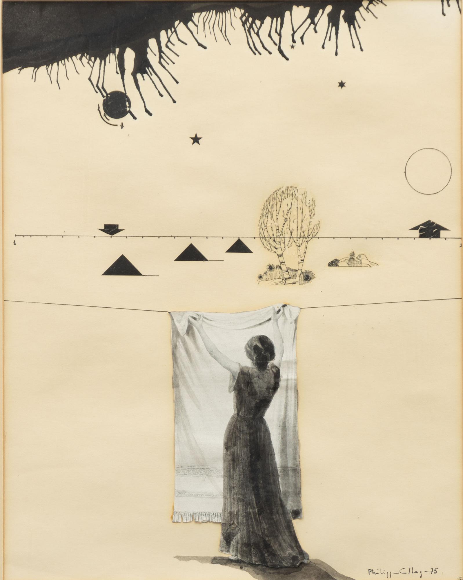 Philippe Collage, "L*Horizon menacé".