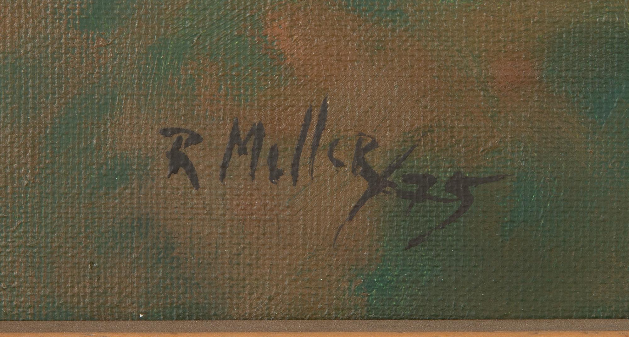 Reijo Meller, oil on canvas, signed and dated -75.