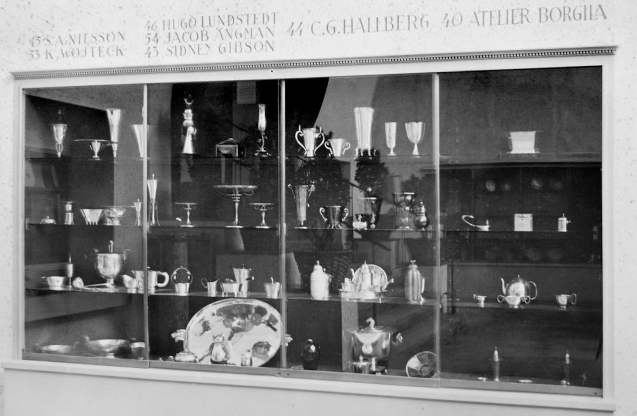 UNO ÅHRÉN & ANNA PETRUS, praktterrin, CG Hallberg, Stockholm 1925. Signerad U. Åhrén.