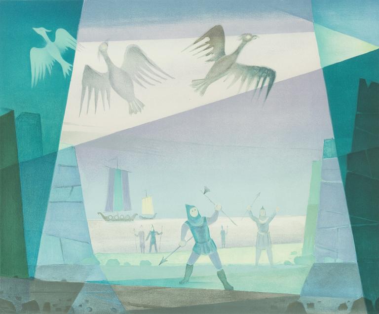 Sven Jonson, "Eagles over the city".