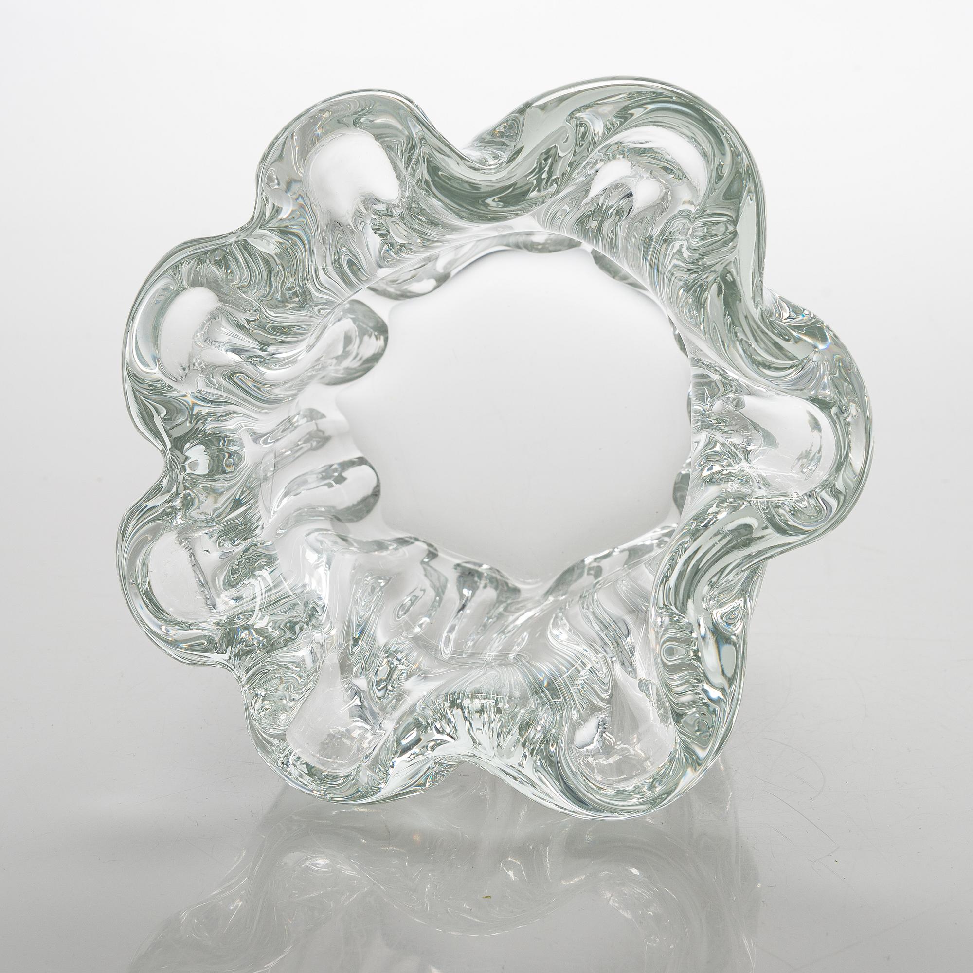 Tapio Wirkkala, maljakko,"Kalvolan kanto", signeerattu Tapio Wirkkala 220/1987.