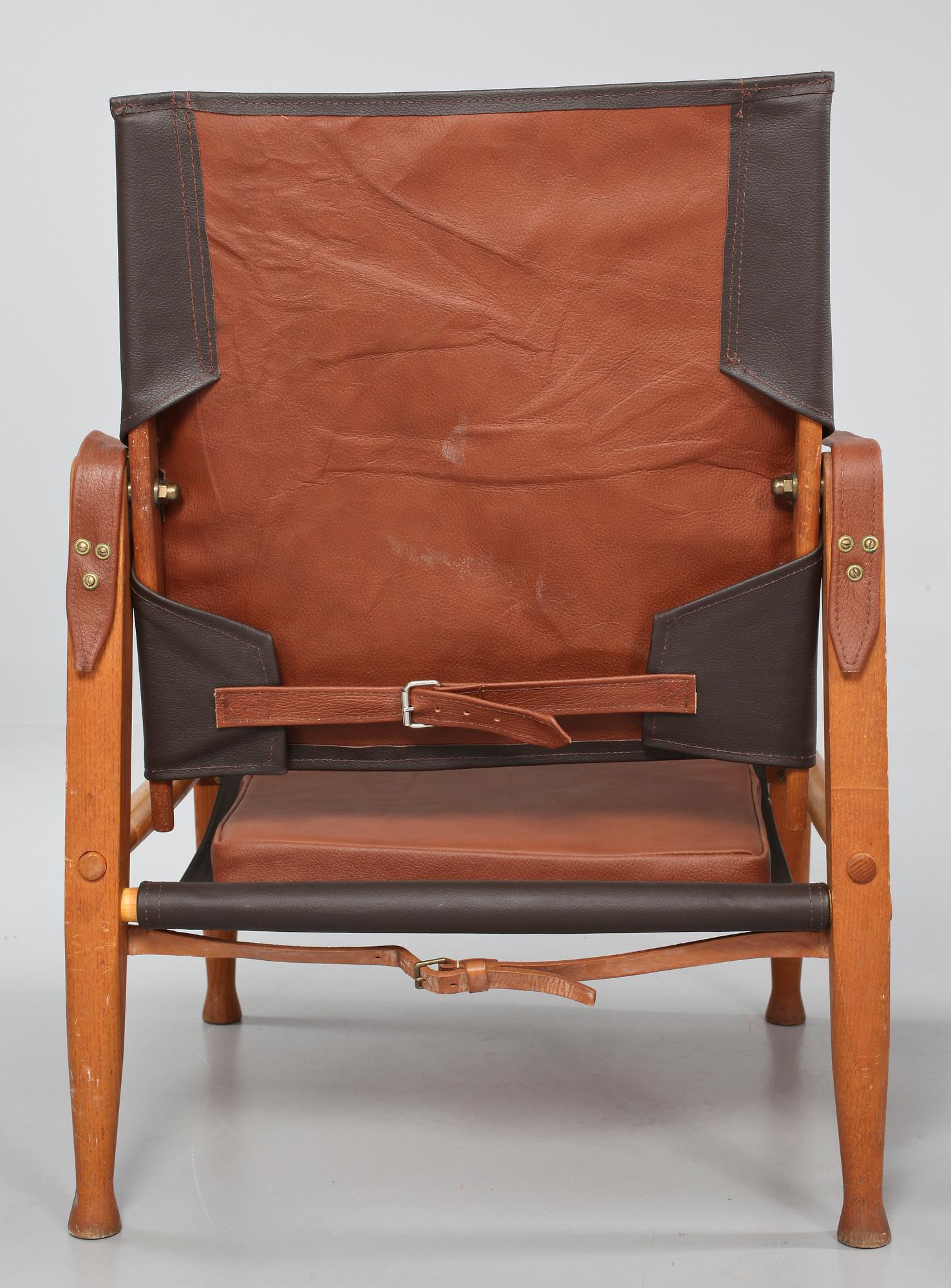 FÅTÖLJER, ett par,"Safari chair", Kaare Klint, Danmark.