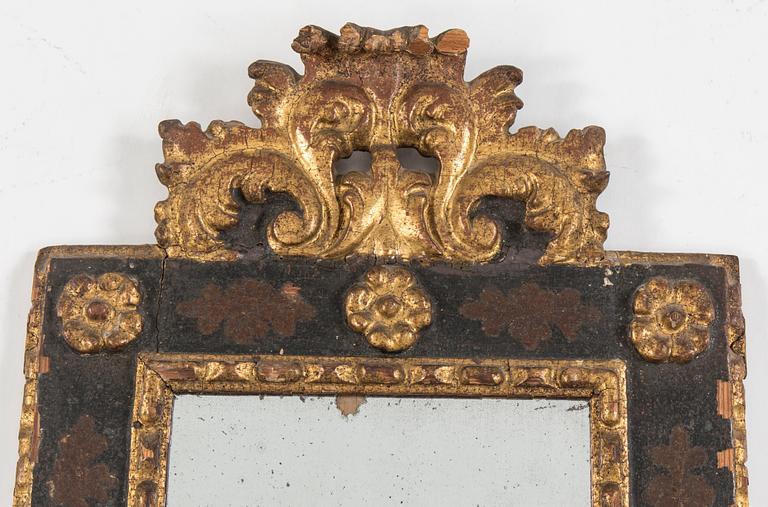 A BAROQUE MIRROR, 18th century.