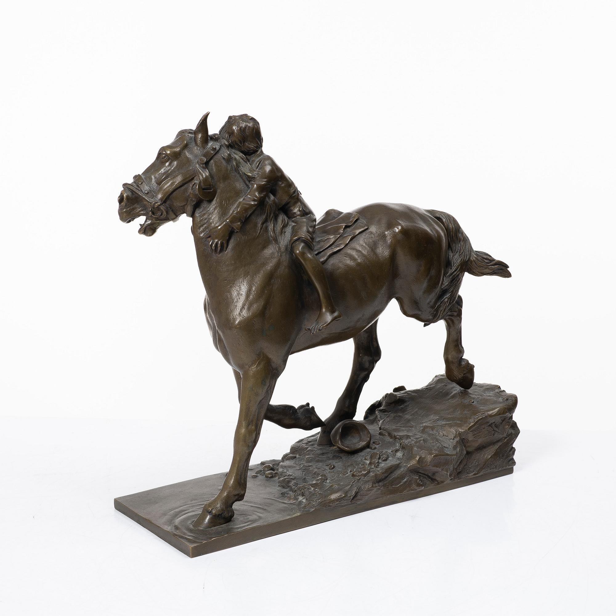 Berndorf, boy on horseback.