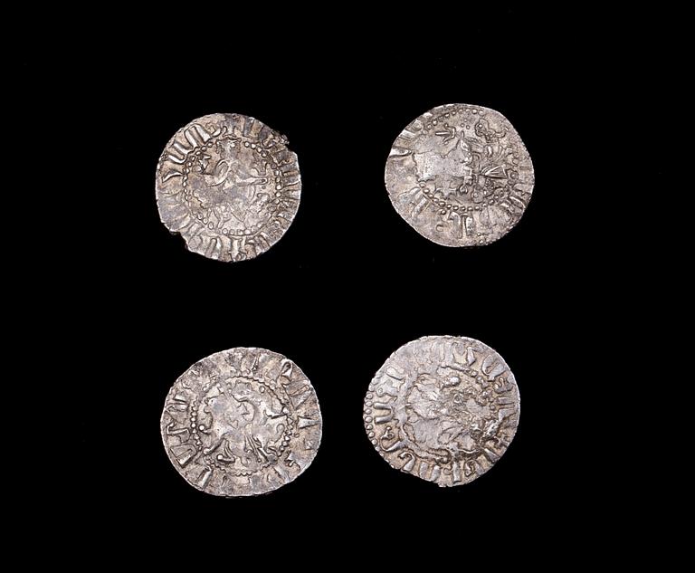 MYNT, 4 st, silver. Armenien, Levon 1199-1218 e.Kr. Ca 12 g.