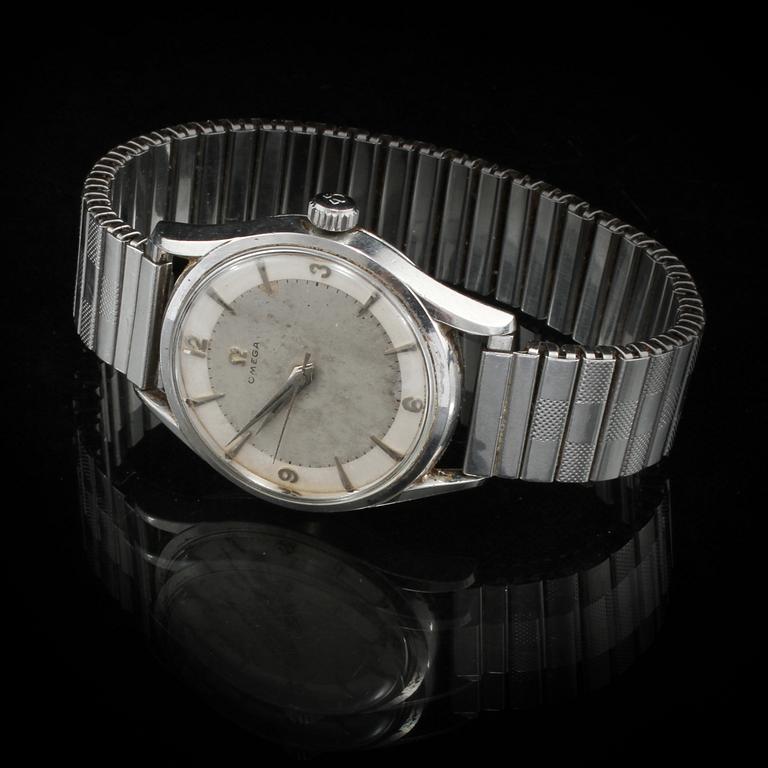 HERRARMBANDSUR, stål, Omega, 1950/1960-tal.