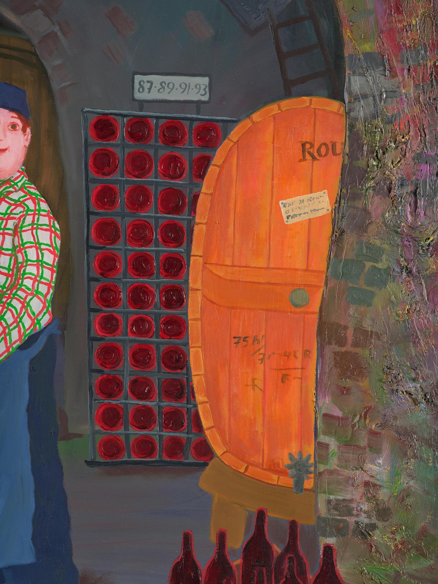 Lennart Jirlow, In the wine cellar.