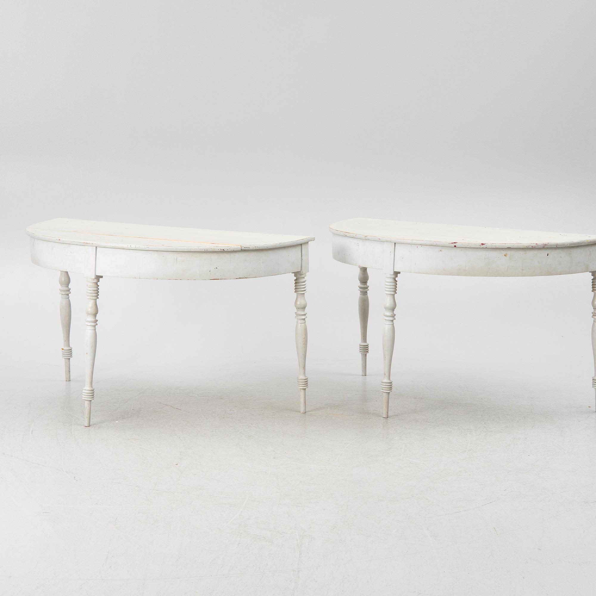 Matbord, 2 delar, 1800-tal.