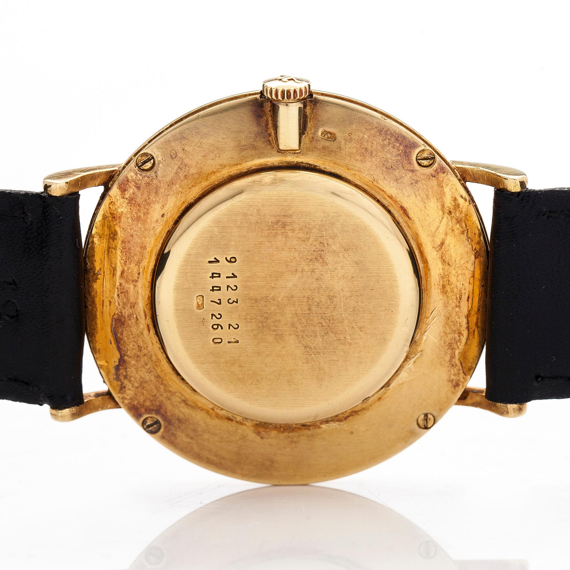 Jaeger-LeCoultre, Vogue, "Onyx dial", wristwatch, 34 mm.