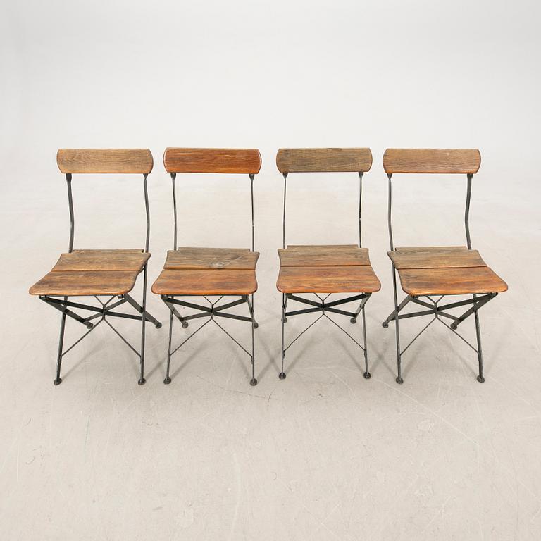 Garden chairs 4 pcs 1910s.