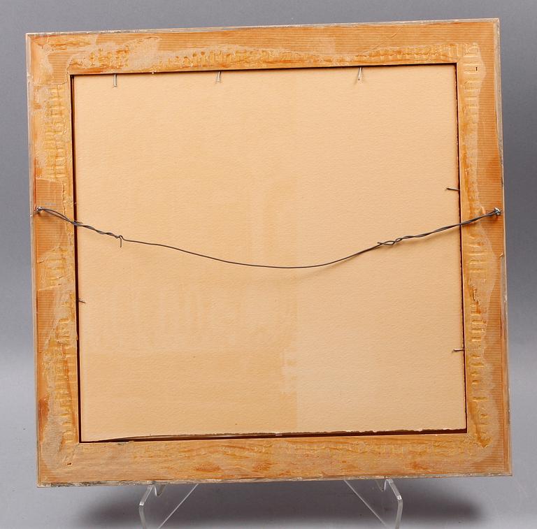 BENGT KRISTENSSON, akvarell, sign a tergo.