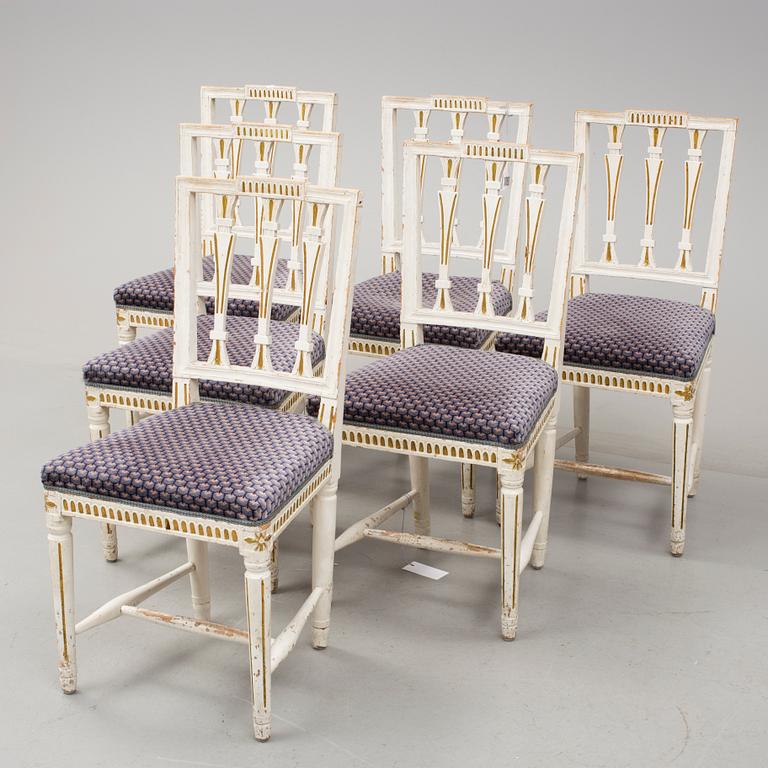 STOLAR, 6 st. Gustaviansk provins, 1700-talets slut.