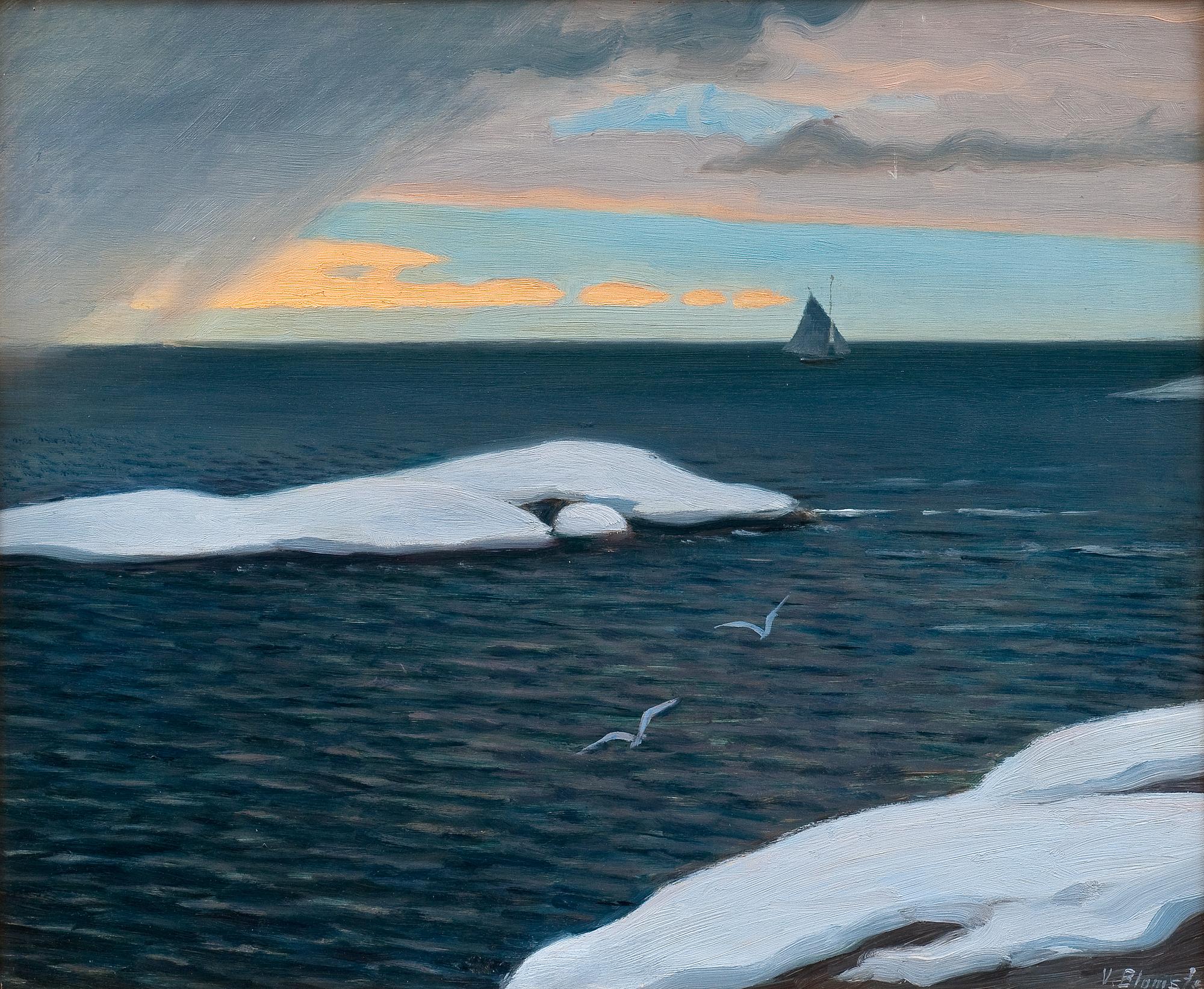 Väinö Blomstedt, LATE FALL AT SEA.