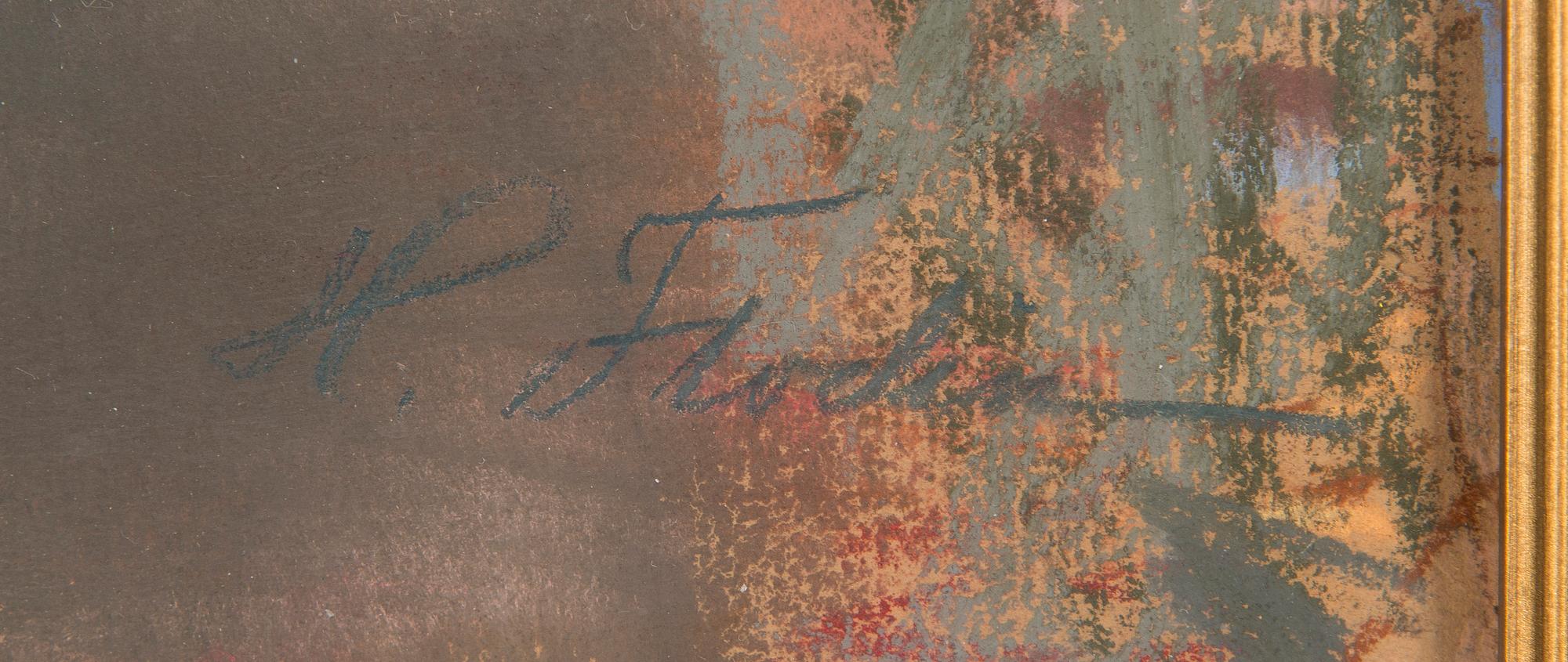 Hilda Flodin, Porträtt av en dam (Troligen Självporträtt).