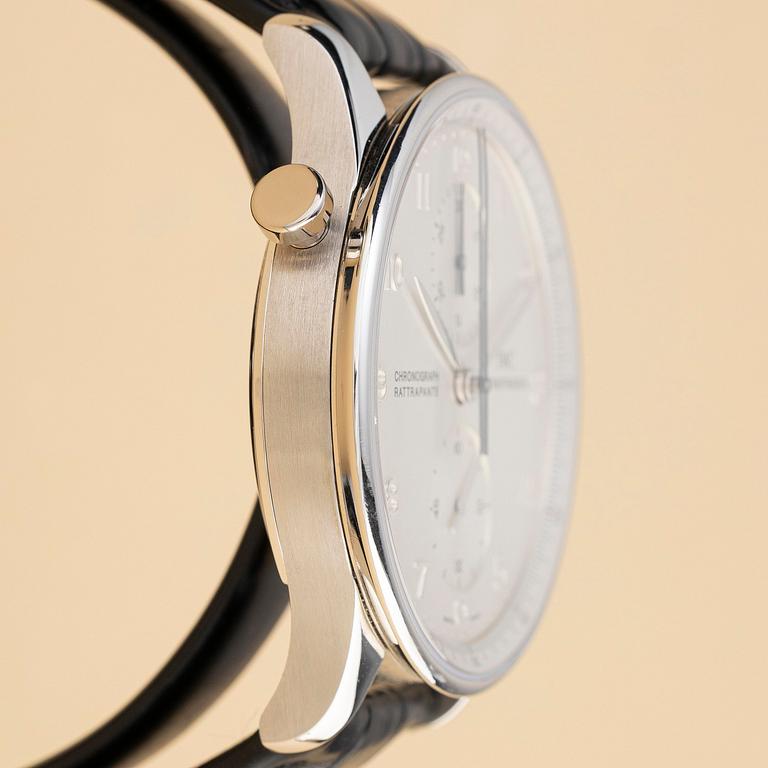 IWC, Portuguese, "Platinum Case", Chronograph Rattrapante, ca 2000.