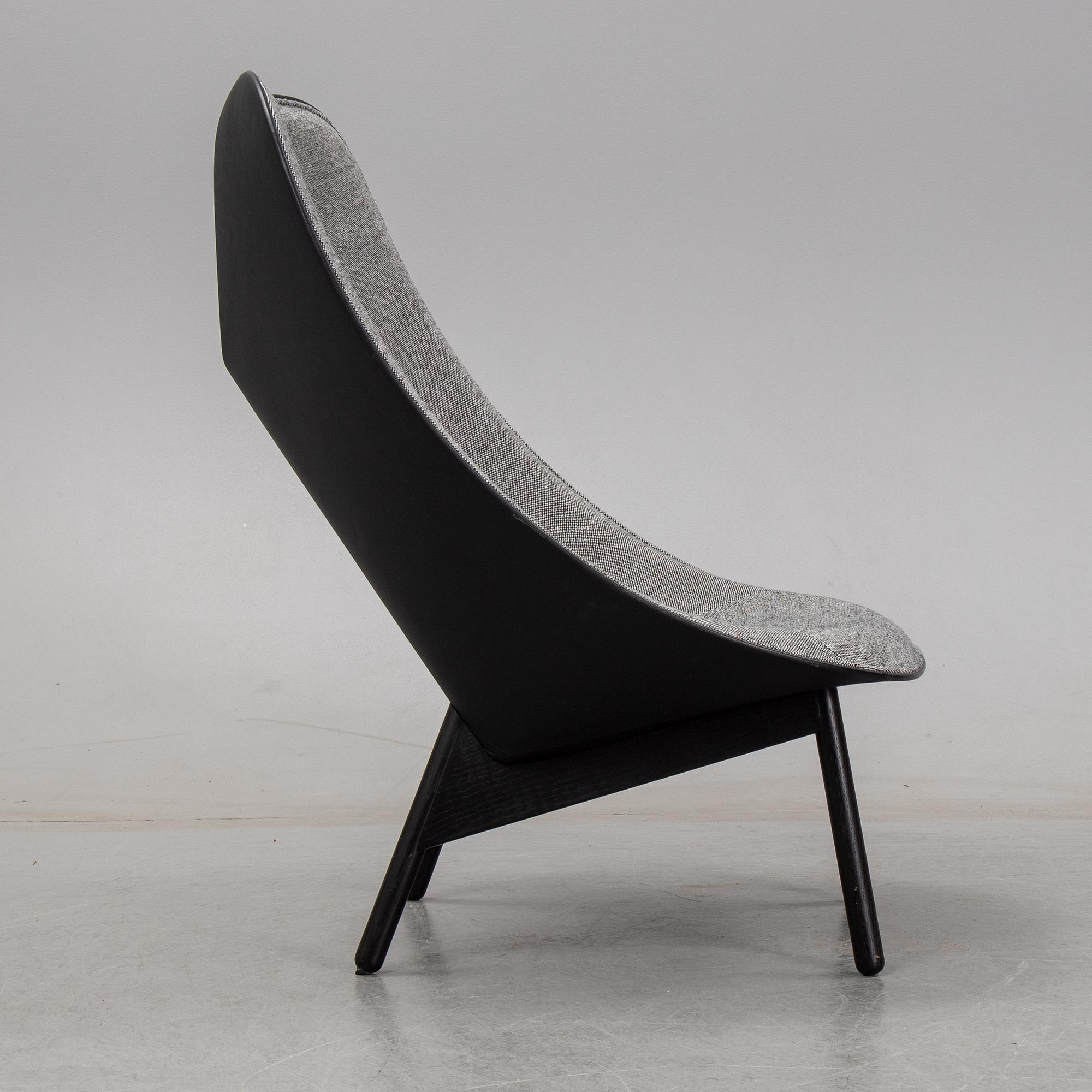 A 21st Century 'Uchiwa' lounge chair by Doshi Levien for Hay.