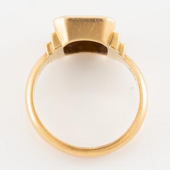 Sigillring 20K guld.