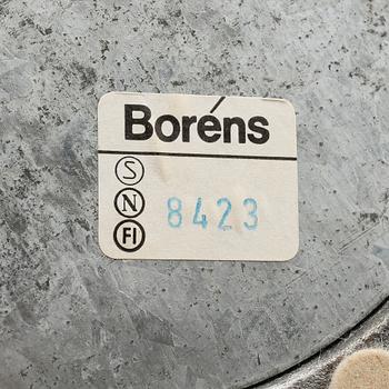 BORDSLAMPA, mässing och lackerad metall, Boréns, 1900-talets andra hälft.