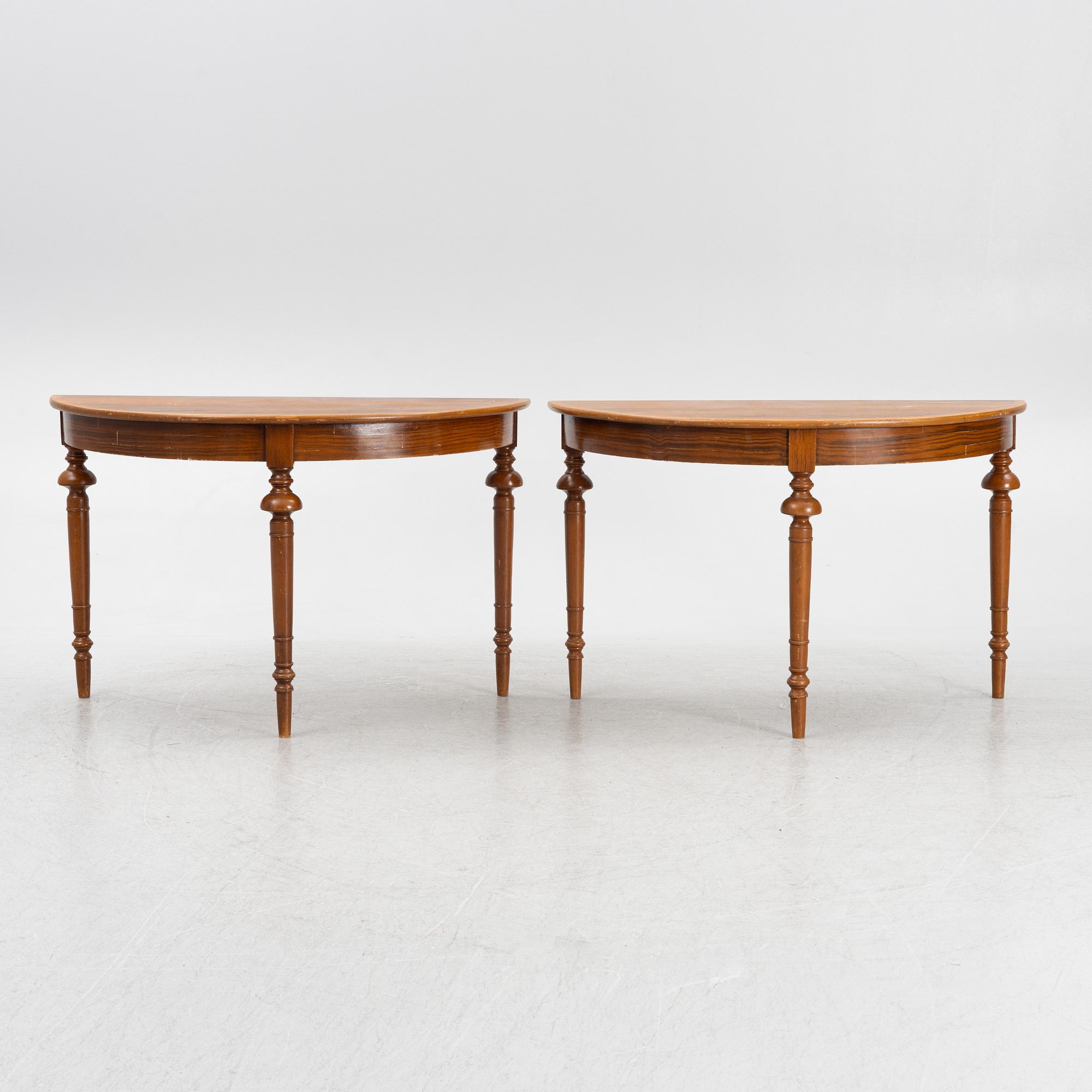 A dining table, circa 1900.
