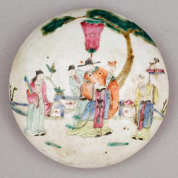 LOCKASK/DOSA, porslin, Kina, trol sent 1800-tal.