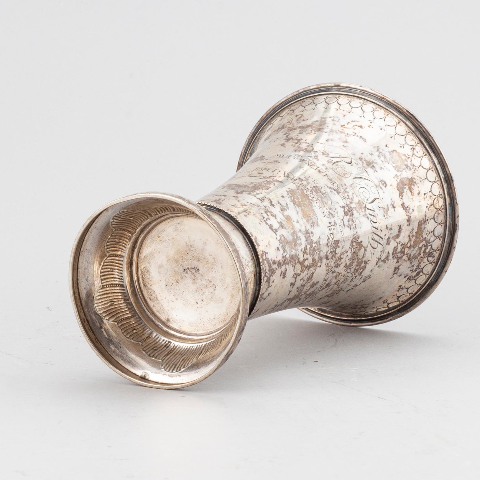 A silver vase, K Anderson, Stockholm, 1908.