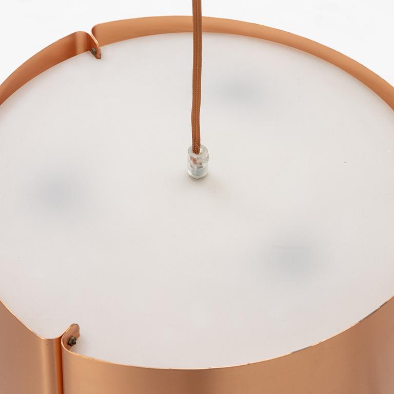 Jonas Lindvall, a model 'W 124 Large' copper ceiling light, Wästberg.