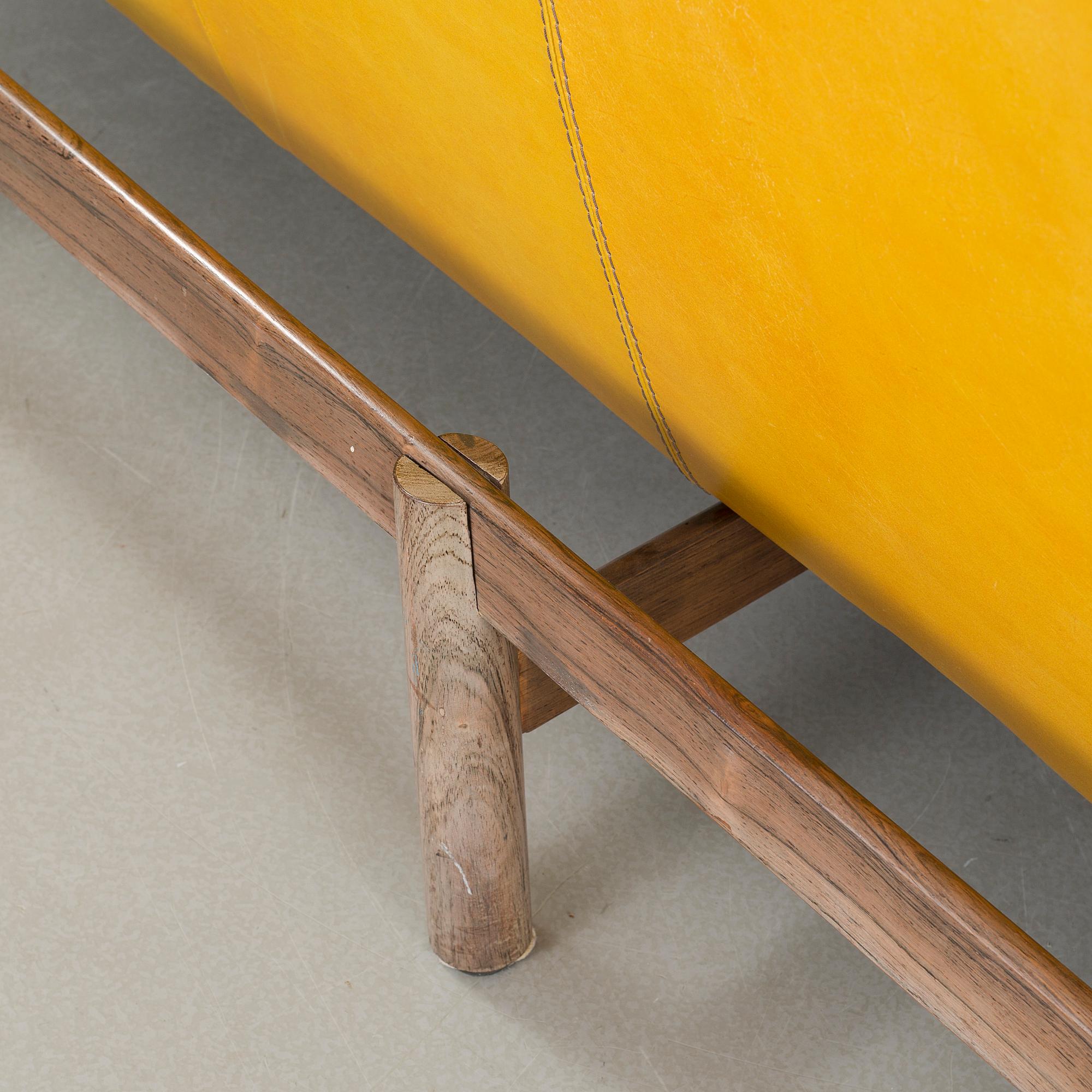 A 1970s sofa and armchair by Percival Lafer for Lafer MP, Brazil. CITES-certificate.