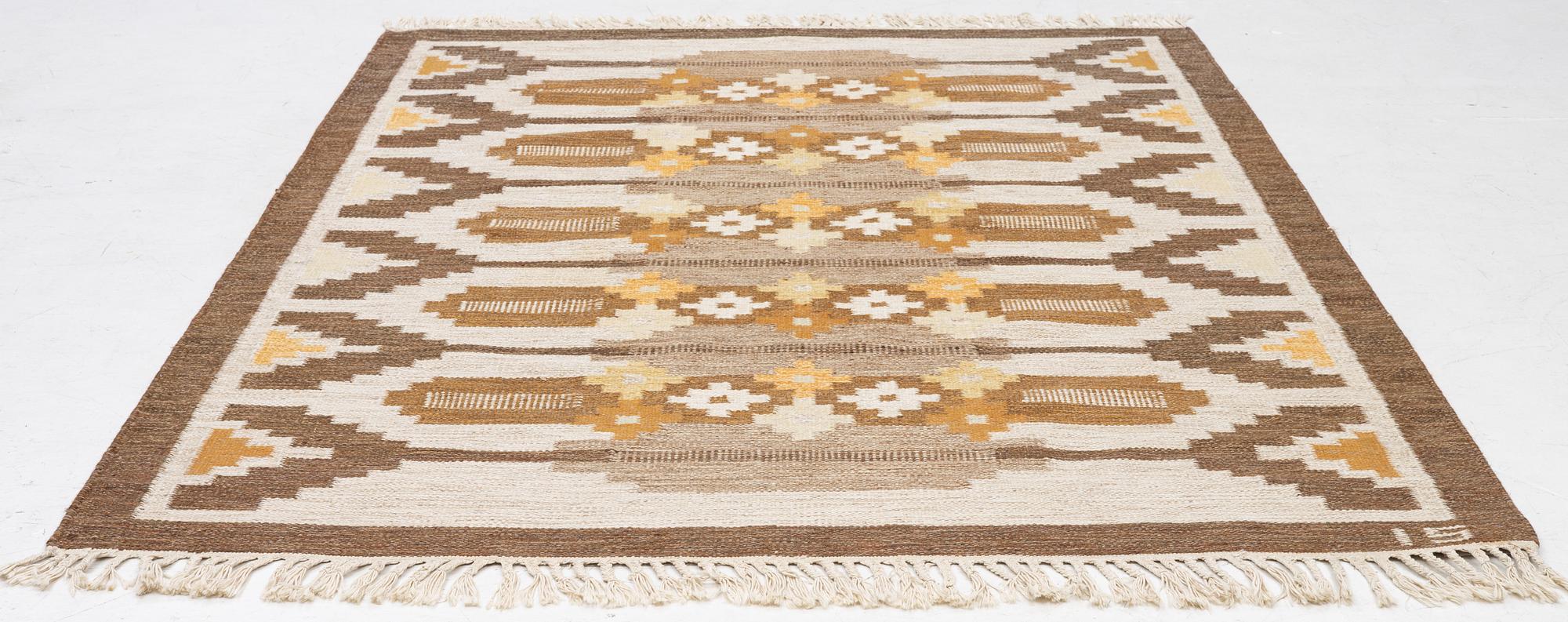 Ingegerd Silow, matta, rölakan, ca 240 x 175 cm.