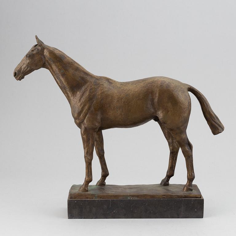 Maud von Rosen, sculpture. Signed. Dated 1942. Foundry mark. Bronze. Total height 38 cm.