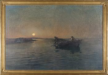 ARVID JOHANSON, olja på duk, signerad.