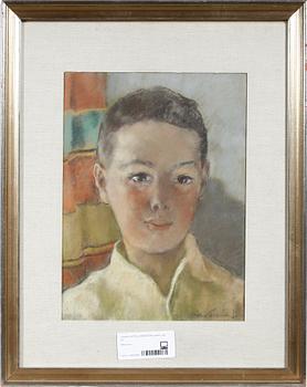 Lotte Laserstein · LOTTE LASERSTEIN, pastell, sign.