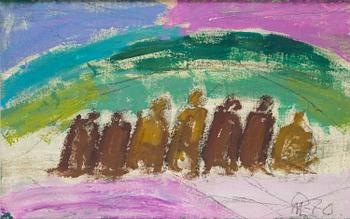 OLAVI MARTIKAINEN, oil on canvas, signed and dated -70.