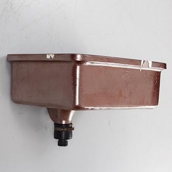A salt glazed stone ware wash basin, Höganäs.