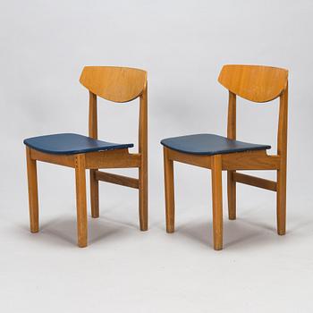 Lasse Ollinkari, Six  chairs for Aarne Ervi Architect's office manufacturer Haimi 1952.