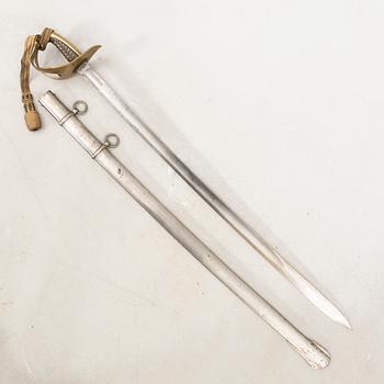 Saber, Swedish, 1854  cavalry, pattern. with scabbard.