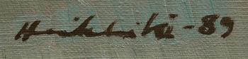 ERKKI HEIKKILÄ, öljy kankaalle, signeerattu ja päivätty -89.