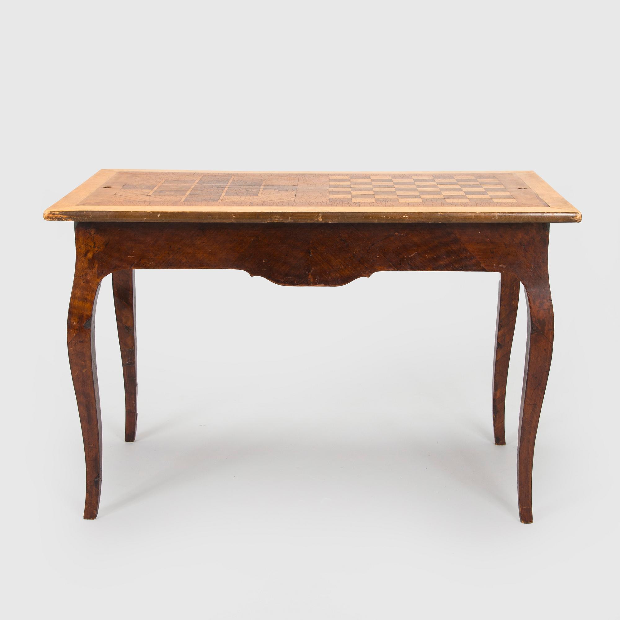 Spelbord, 1700-talets senare hälft. Rokoko.