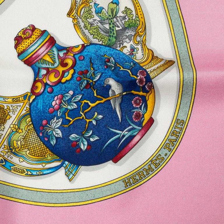 Hermès, scarf, "Qu'importe le flacon".