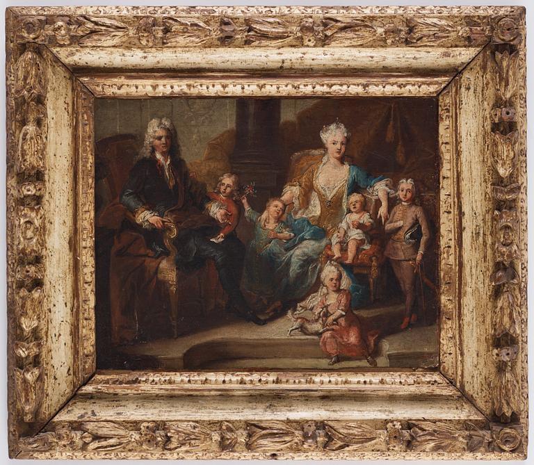 Nicolas de Largilliere Tillskriven, Familjebild.