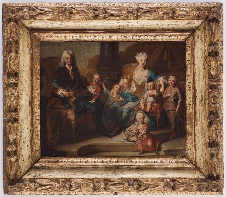 Nicolas de Largilliere Attributed to, Family picture.