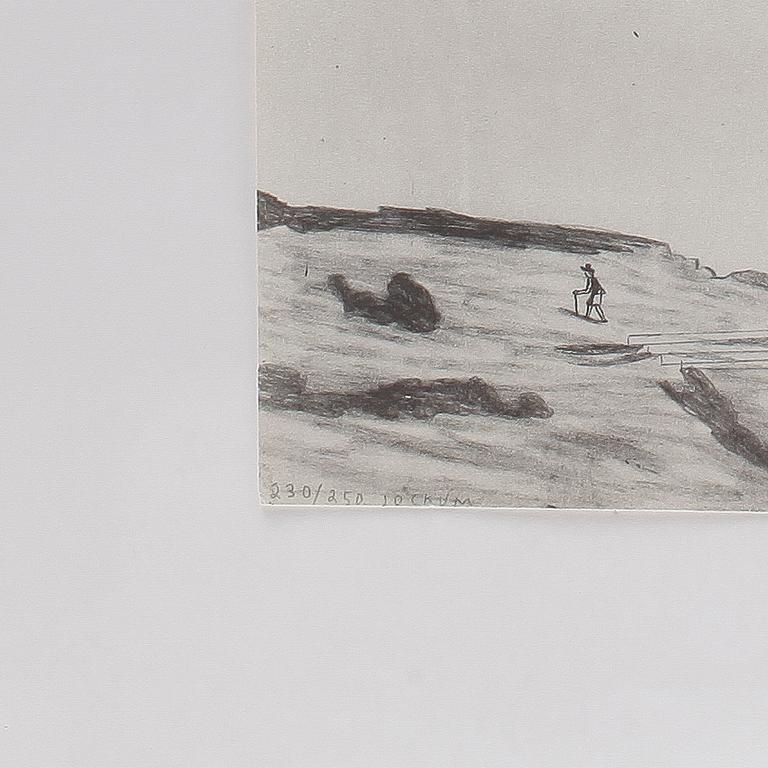 JOCKUM NORDSTRÖM, litografi, signerad Jockum och numrerad 230/250.