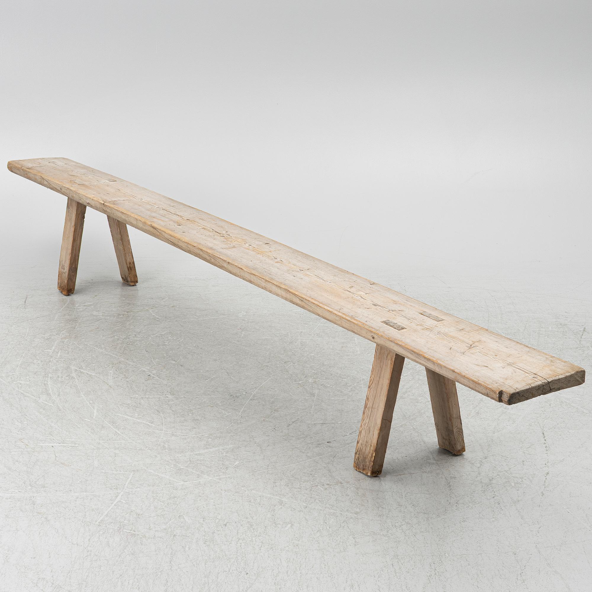 A bench, 19th Century.