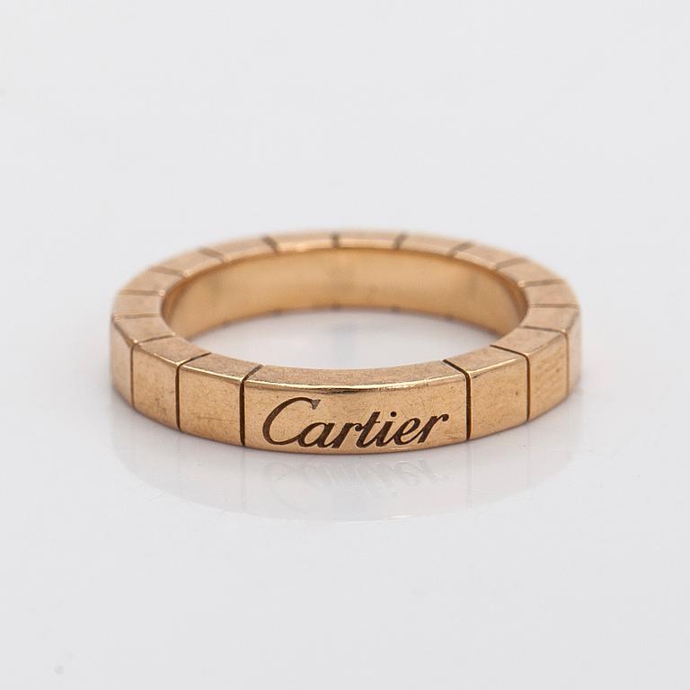 Cartier, sormus, Lanieres, 18K ruusukultaa,