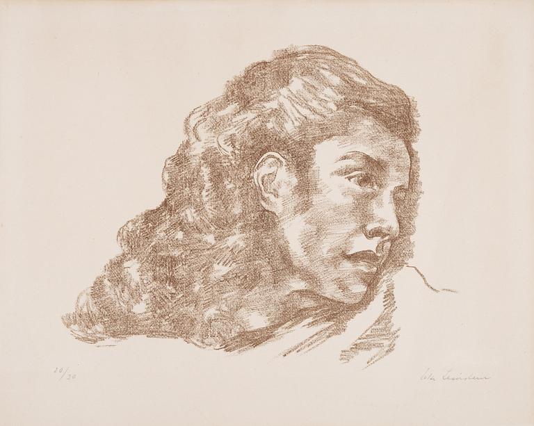 Lotte Laserstein, Portrait of a Woman (Probably Madeleine).