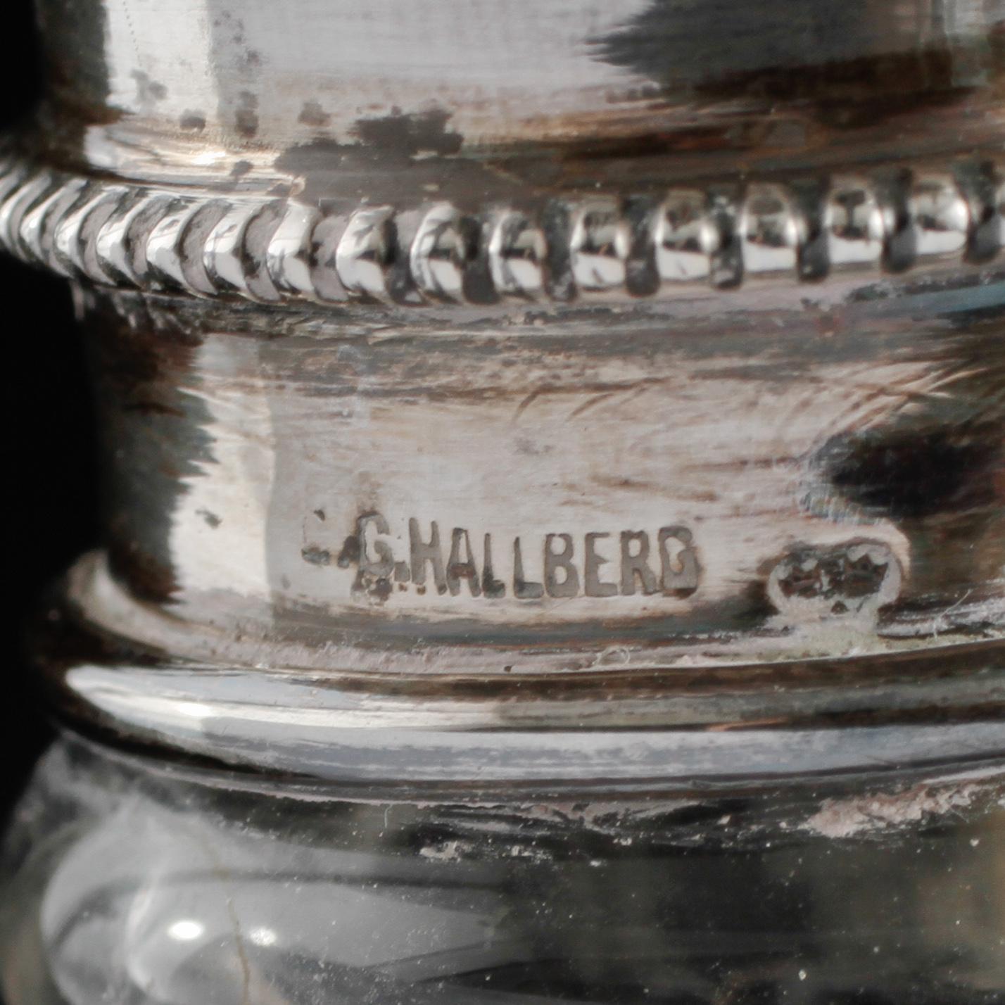 BORTSSURTOUT, silver, C G Hallberg, Stockholm, 1897.