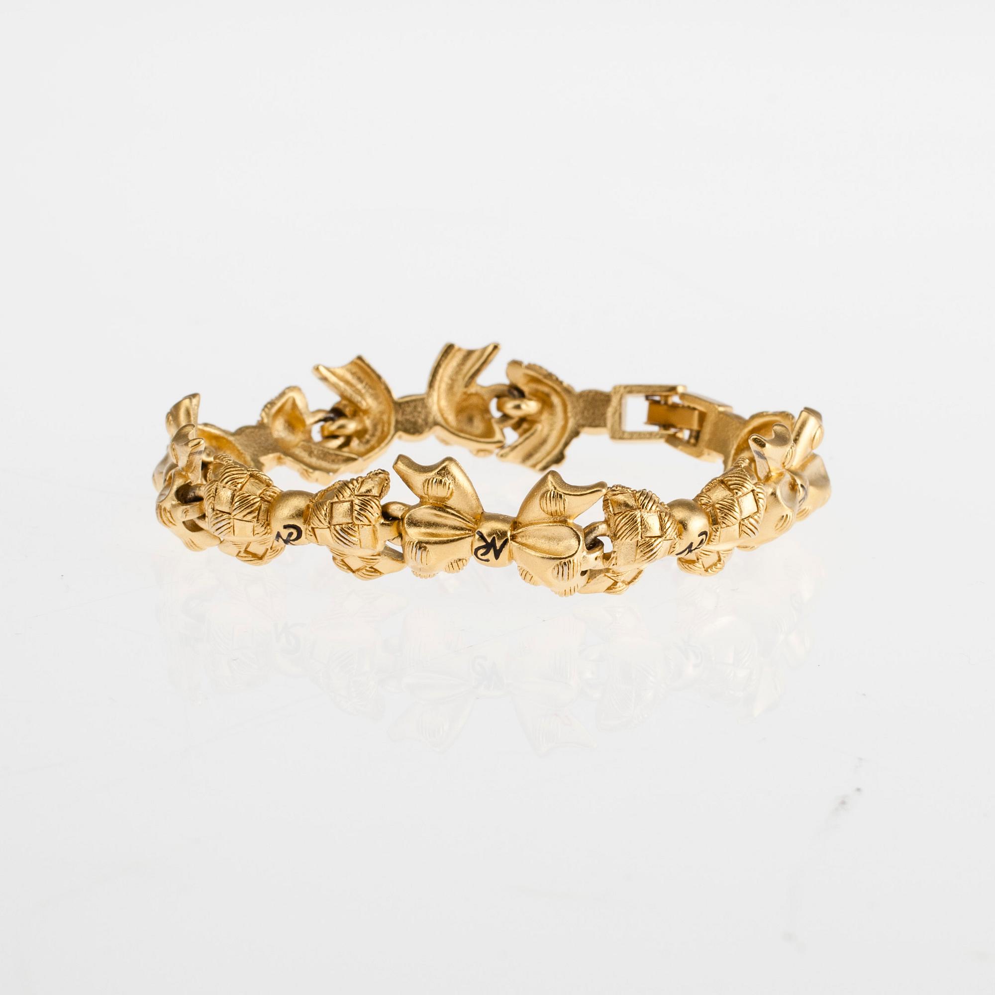 HALSBAND, ARMBAND samt BROSCH, bijouteri, Nina Ricci.