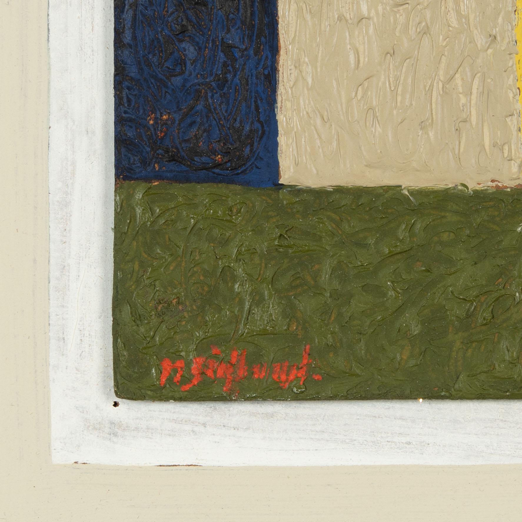 Martin Säflund, oil on panel, signed.