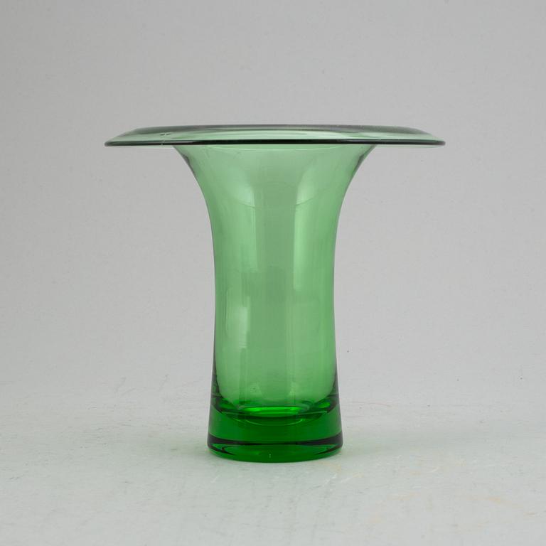 Helena Tynell, a glass vase, 'Kaulus', signed Helena Tynell Riihimäen Lasi Oy.
