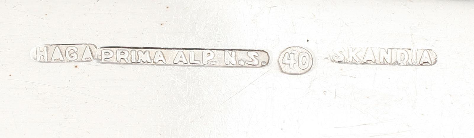 BESTICK, ca 100 del, nysilver, modell Haga, Skandia.